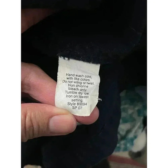 J.Crew Dark Blue Trench Dress Sz 4 - Button Up Long Sleeve Collared 100% Cotton - Picture 9 of 12